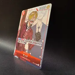 Sanji OP01-013 R Parallel Alt Art 25th Anniversary One Piece Card Japanese NM - Image 2