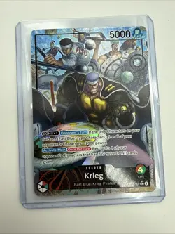 ONE PIECE ENGLISH Krieg (Alt Art) OP15-001 L Adventure on KAMI's Island - NM - Image 3