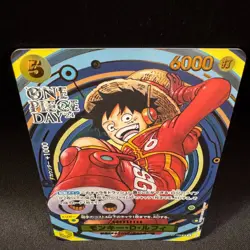 Monkey D. Luffy OP07-109 SR Parallel Alt Art ONE PIECE DAY '24 Promo Card JP NM - Image 4
