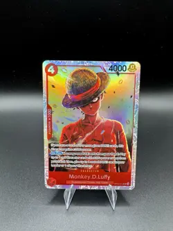 One Piece OP12-015 Monkey D. Luffy SR EN MINT – FREE SHIPPING - Image 1