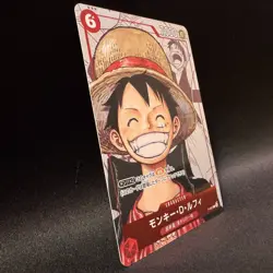 Monkey D Luffy P-001 25th Anniversary Edition Promo ONE PIECE Card Japanese NM - Image 3