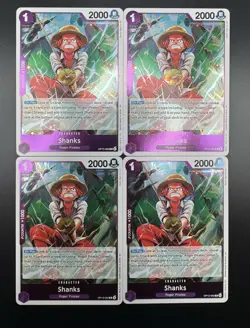 Shanks Playset - OP13-065 x4 - Carrying On His Will - One Piece TCG - English - Image 1