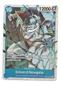 Edward.Newgate SR OP13-042 Carrying On His Will Foil One Piece TCG - Image 1