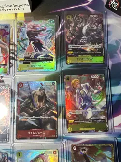 One Piece TCG JPN SR Alternate Alt Gecko Sanji Shanks Yamato Bonney Rayleigh + - Image 3