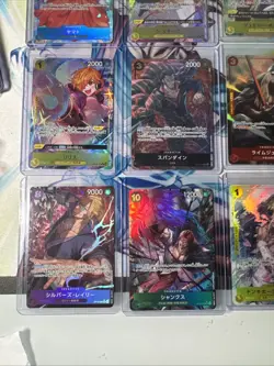One Piece TCG JPN SR Alternate Alt Gecko Sanji Shanks Yamato Bonney Rayleigh + - Image 5