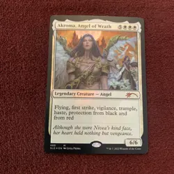 Akroma, Angel of Wrath Secret Lair Drop Foil 489 NM+ Unplayed Magic Card MTG - Image 1