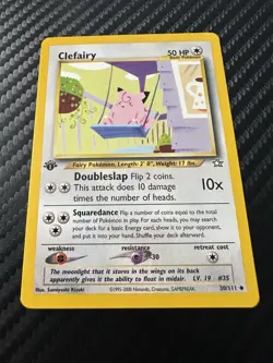 Pokemon TCG Neo Genesis 1st Edition Clefairy Uncommon Card 30/111 - Image 2