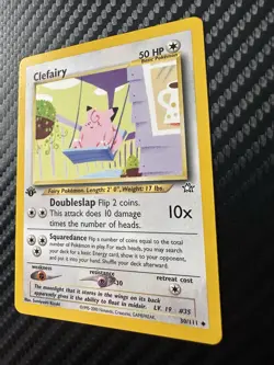 Pokemon TCG Neo Genesis 1st Edition Clefairy Uncommon Card 30/111 - Image 3