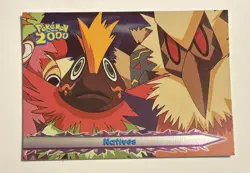 Topps Pokemon Card TV The Movie 2000 #22 Natives Silver Holo Foil - Image 1