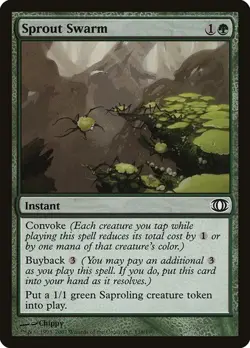 Sprout Swarm x1 Future Sight MTG Magic the Gathering Green Instant Card - Image 1