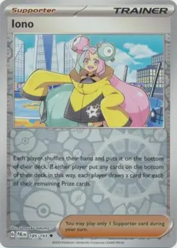 Iono 185/193 Reverse Holo | Paldea Evolved | Pokemon Card - Image 1