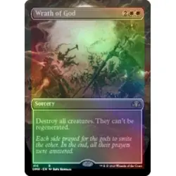 FOIL WRATH OF GOD (BORDERLESS) Dominaria Remastered Magic MTG MINT CARD - Image 1