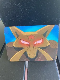 Rare Vtg Pokemon Alakazam Lenticular Viz Video Promo 3D Card PIKA-0034D/DVD VHS - Image 2