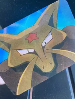 Rare Vtg Pokemon Alakazam Lenticular Viz Video Promo 3D Card PIKA-0034D/DVD VHS - Image 4