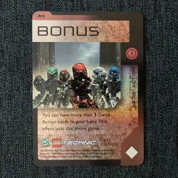 LEGO Bionicle TCG Quest For The Masks #213 BONUS CARD 1st Edition FOIL - Image 1