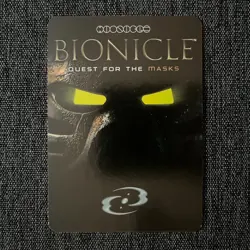 LEGO Bionicle TCG Quest For The Masks #218 PENALTY CARD 1st Edition FOIL - Image 2