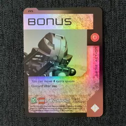 LEGO Bionicle TCG Quest For The Masks #215 BONUS CARD 1st Edition FOIL - Image 1