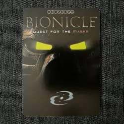 LEGO Bionicle TCG Quest For The Masks #215 BONUS CARD 1st Edition FOIL - Image 2