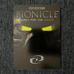 LEGO Bionicle TCG Quest For The Masks #214 BONUS CARD 1st Edition FOIL - Image 2