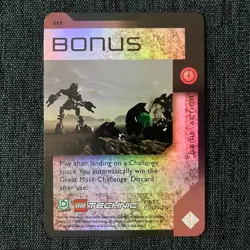LEGO Bionicle TCG Quest For The Masks #212 BONUS CARD 1st Edition FOIL - Image 1