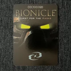 LEGO Bionicle TCG Quest For The Masks #212 BONUS CARD 1st Edition FOIL - Image 2