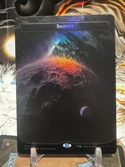 MTG | Swamp (242) (Orbital Space-ic Land) [Unfinity] ✨FOIL✨ - Image 1