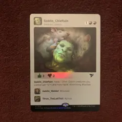 Goblin Chieftain (Rainbow Foil) Secret Lair Drop Foil - Image 1