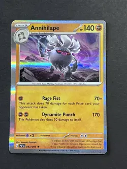 Pokemon TCG - Annihilape #047/091 Paldean Fates Holo NM - Image 1