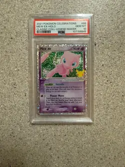 2021 Pokemon SWSH Celebrations Mew ex Classic #88/92 PSA 10 GEM MINT - Image 1