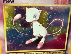Pokemon TCG Mew #9 Black Star Promo DOUBLE SWIRL WOTC Vintage Card - LP+ - Image 2