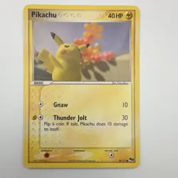 Pokemon TCG Pikachu POP Series 2 Black Star Promo 16/17 Regular English 2005 - Image 1
