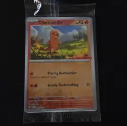 Pokemon TCG Charmander 004/165 GameStop Stamp Scarlet & Violet: 151 SEALED - Image 1