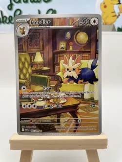 Herdier - 155/086 - White Flare - Pokemon TCG - NM - Image 1