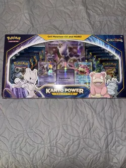Pokemon Kanto Power Collection Box Mewtwo-EX Slowbro-EX XY Evolutions TCG SEALED 820650809446 - Image 1
