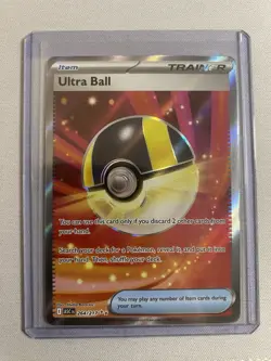 Pokemon Ultra Ball ASC Secret Rare Holo Trainer Item 264/217 English - Image 1