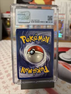 CGC 8 Pokemon TCG Ninetales Holo Rare 12/102 Base Set WotC - OC Cut Error 💎 - Image 3
