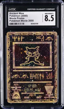 2000 POKEMON MOVIE PROMO POKEMON MOVIE 2000 ANCIENT MEW CGC 8.5 - Image 1