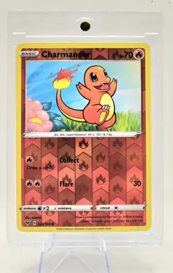 Pokemon TCG Charmander 023/185 Reverse Holo Foil Near Mint - Image 1