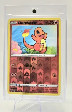 Pokemon TCG Charmander 023/185 Reverse Holo Foil Near Mint - Image 2