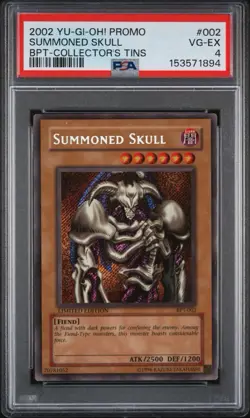 2002 YU-GI-OH! PROMO BPT-COLLECTOR'S TINS #002 PSA 4 - Image 2