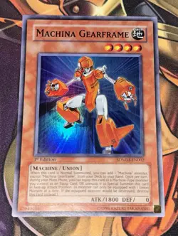 Yu-Gi-Oh! Machina Gearframe - Super Rare - 1st Edition - SDMM-EN002 - LP - Image 2