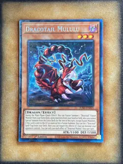 Yugioh Dracotail Mululu JUSH-EN005 Collector Rare 1st Ed NM - Image 1