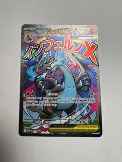 Pokemon Mega Charizard X ex 023 Me: Mega Evolution Promo Holo NM - Image 1