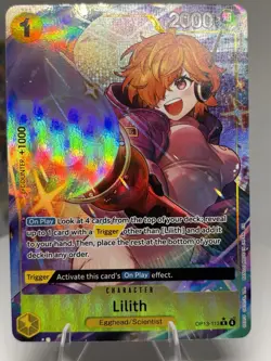 One Piece CCG Lilith OP13-113 Rare Alt Art Holo Carrying on His Will - Image 1