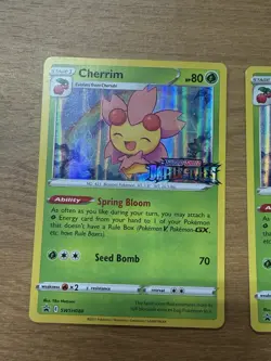 2x Pokemon Card Cherrim SWSH088 Black Star Promo STAMPED Battle Styles LP - Image 2