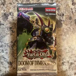 Yu-Gi-Oh Doom of Dimensions 9 Cards English Edition 1st Edition - Image 1