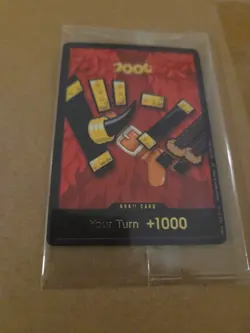 One Piece TCG Don!! Card - Sealed Treasure Cup Top 32 Monkey.D.Luffy Elbaph Don! - Image 1