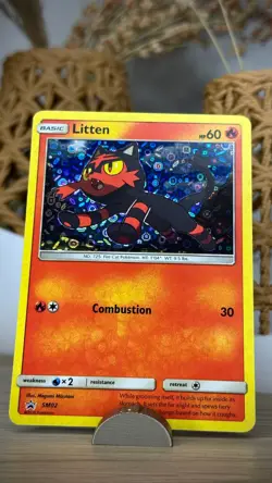 Pokemon TCG: Litten (General Mills Promo) Misc Cards & Products SM02 - LP 🔥😺🐈 - Image 1