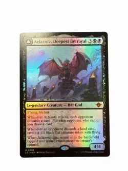 MTG Aclazotz, Deepest Betrayal Foil Lost Caverns Of Ixalan #88 BLEMISH - Image 1