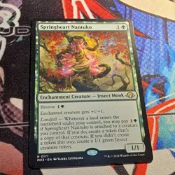 Magic: The Gathering Springheart Nantuko Rare Creature MH3 Green 171 EN - Image 1